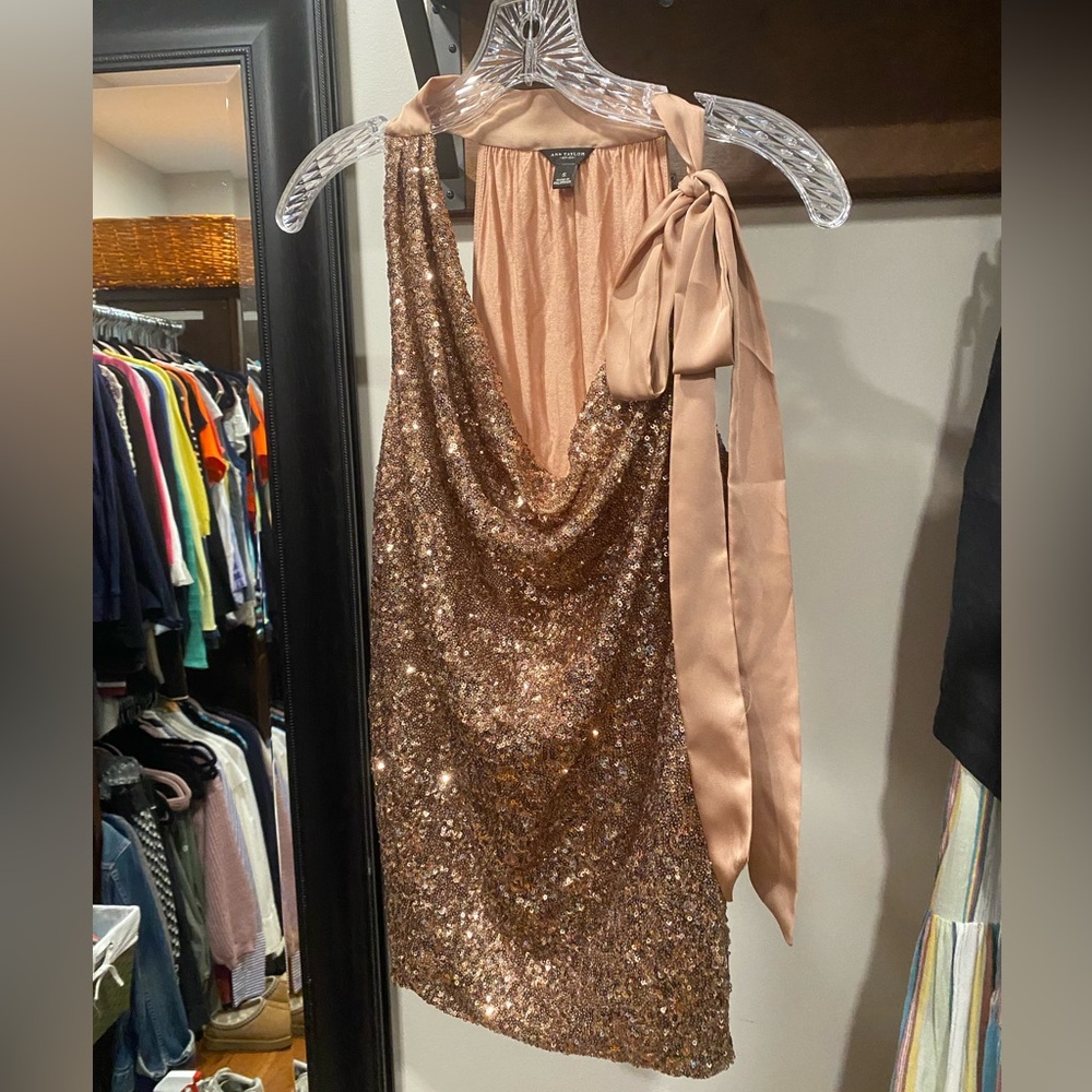 Sequin dressy sleeveless top from Ann Taylor